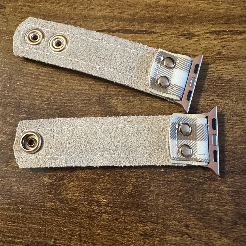 Spark*L band Burberry Apple Watch band. Never worn.  Burberry’s Beige and Brown - Picture 3 of 3